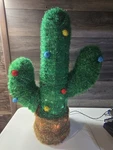 Target Wondershop Lit Tinsel Cactus Clear Mini Bulbs 32" Christmas Outdoor. Fixed Price $58.79.