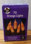 Halloween String Lights Orange 13.5' New 70 Count. Fixed Price $10.00.