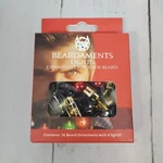 Beardaments Lights- Up Ornaments, 16PC Christmas Facial Hair Baubles. Fixed Price $12.74.