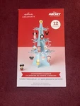 Hallmark Disney Mickey And Friends Countdown Calendar Mini Christmas Ornaments. Fixed Price $24.99.