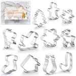 Christmas Cookie Cutters, 4 Pcs Stainless Steel Holiday Shapes Santa Face,sno.... Fixed Price $15.67.