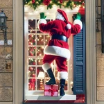 Blissyard Christmas Window Decoration 31 47 Inch Santa Claus Climbing. Fixed Price $13.11.