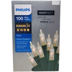 Philips 100CT Heavy Duty Incandescent Indoor/outdoor Miniature String Lights 33'. Fixed Price $11.96.