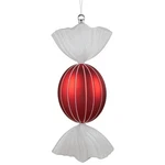 Northlight 18" Red Candy Iridescent Glitter Shatterproof Christmas Ornament. Fixed Price $44.09.