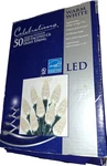 Celebrations 9190141, Led 50 Indoor/outdoor Warm White FACETED-C6 Bulbs Nib. Fixed Price $16.01.