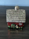 Old World Christmas 20014 Glass Blown Barn Ornament Tractor Cow Rooster. Fixed Price $20.00.