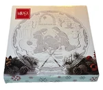 Vintage Mikasa Nativity Scene Plaque Platter - 961/995 Crystal 15 Nib. Fixed Price $34.95.