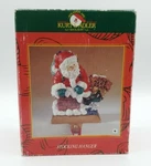 Stocking Hanger Santa Claus Kurt S. Adler Original Box Christmas. Fixed Price $16.95.