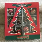 2010 Christopher Radko Shiny Brite 12 Glass Xmas Tree Ornaments Sparklefree Ship. Fixed Price $39.99.