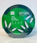 Home Accents Holiday 300 Cool White Mini Led Lights Steady Lit. Fixed Price $49.99.