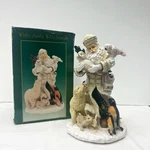 Cedar Creek Collection Kirklands White Santa Snow Animals Christmas Original Box. Fixed Price $29.00.