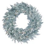 Vickerman 60" Fir Dura-lit Led Artificial Christmas Wreath In Silver. Fixed Price $306.42.