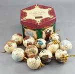 Vtg Dillards 12 1997 Collectible Santa Ornaments With Box. Fixed Price $21.05.