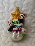 Vintage Summit Blown Glass Penguins & Polar Bear Christmas Ornament 5.75. Fixed Price $16.95.
