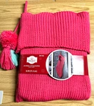 Holiday Time 36 Inch Christmas Pink Jumbo Knit Stocking Tasseled Home Decor New. Fixed Price $15.99.