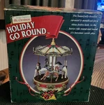 Vintage 2000 Mr. Christmas Holiday Merry Go Round 4 Horses 15 Songs Tested Works. Fixed Price $10.00.