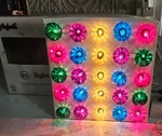 Hofert Decor Styled Faceted Clear Colored 25 Set New Vintage. Fixed Price $19.99.