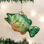 Old World Christmas Largemouth Bass Fly Fishing Glass Ornament 12097. Fixed Price $20.88.