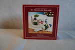 New St. Nicholas Square Button Up Christmas Dip Mix Set Bowl & Spreader Snowman. Fixed Price $19.99.