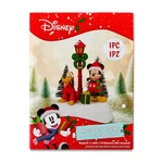 Disney Light-up Lamppost W/ Mickey Mouse & Pluto Christmas Village Accessory. Fixed Price $35.99.