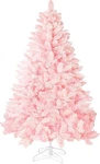 6FT Pink Snow Flocked Christmas Tree With 800 Tips & Metal Stand, Easy Setup. Fixed Price $99.99.