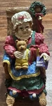 Holiday Traditions 6" Polyresin Rocking Mrs. Claus Musical Figurine Christmas. Fixed Price $21.11.