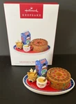 Seasons Treatings Christmas Ornament Hallmark Food Drinks New Mint. Fixed Price $16.95.