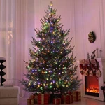 Homcom 9 Ft Prelit Artificial Christmas Tree With Dual Color Led Lights. Fixed Price $202.95.