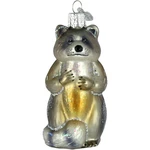 Old World Christmas Raccoon Glass Ornament 12146 Animal Decoration New Free Box. Fixed Price $14.98.