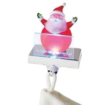 Midwest 6.75" Led Color Changing Frosted Santa Claus Christmas Stocking Holder. Fixed Price $44.09.