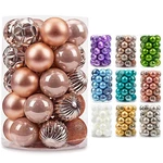 Ams 34CT Christmas Ball Mini Ornaments Party Decorations Shatterproof Festiva.... Fixed Price $19.69.