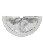 Northlight 20" Silver White Metallic Snowflake Print Mini Christmas Tree Skirt. Fixed Price $19.49.