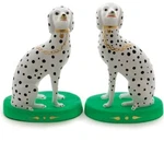 Cody Foster Staffordshire Paper Mache Dalmations Dogs -set Of Two!. Fixed Price $180.00.