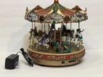 1990S Mr Christmas Holiday Around The Carousel Musical Animated Electric. Fixed Price $125.00.