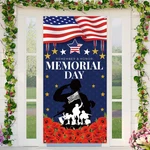 Memorial Day Decorations 4TH Of July Door Cover Thank You Veterans Patriotic. Fixed Price $19.95.