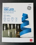 Ge Staybright 150 Led Icicle-style Lights, Warm White / Wire (1 Box). Fixed Price $19.99.