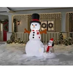 Home Accents HOLIDAY6 Ft Animated Led Snowman/dog Scene. Fixed Price $77.99.