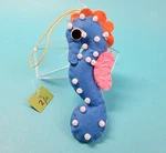 World Market Seahorse Christmas Ornament Fabric Beaded Beach Nautical New. Fixed Price $7.66.