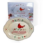 Pfaltzgraff Winterberry 10" Cardinal Platter 5181431 2017 Box Red Bird Christmas. Fixed Price $14.94.