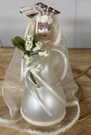 Department 56 Bride Wedding Blown Glass Christmas Ornaments Beaux Arts. Fixed Price $29.95.