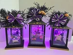 Disney Tim Burton Nightmare Before Christmas 3 Pcs Lantern Set Light Up Decor. Fixed Price $224.95.