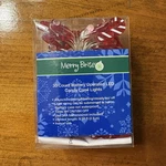 Merry Brite Led Candy Cane String Lights 30CT Battery Timer Indoor 9.51FT. Fixed Price $12.99.