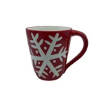 Hallmark Snowflake Red White Winter Ceramic Christmas Coffee Mug Cup 3.5. Fixed Price $20.79.