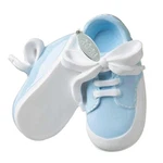 2026 3" Boy Shoe Ornament Baby's First Christmas Blue Booties. Fixed Price $13.99.