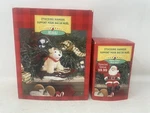 Hallmark Stocking Hangers Christmas Nikki Dog Santa Claus Pere Noel Set Of 2. Fixed Price $11.95.