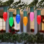 Gemmy Commercial Pro 25 Ct C9 Multicolor Led E17 Christmas String Light Bulbs. Fixed Price $20.00.