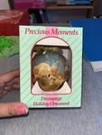 Precious Moments Nativity Decoupage Holiday Ornament In Box Christmas 111023S. Fixed Price $8.00.