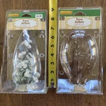 Vintage Nos 2 Lemax Medium 6 Trees: Glittering Pine + Winter Elm. Fixed Price $27.00.