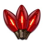Holiday Bright Lights Led C9 Red 25 Ct Replacement Christmas Bulbs. Fixed Price $28.79.