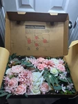 2PCS Wedding Artificial Flower Rose Floral Swag Bridal Arch Decor Set Light Pink. Fixed Price $22.95.